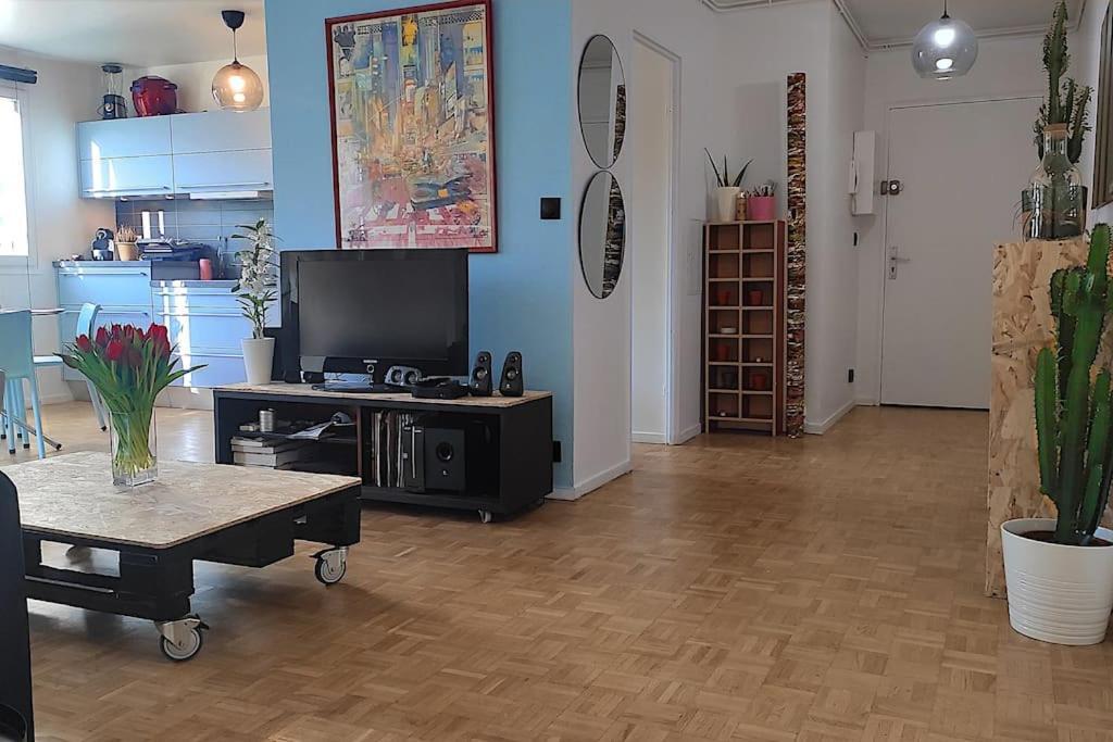 Appt D'Artiste - 3 Ch - Parking Apartment Rouen Luaran gambar